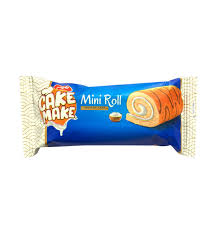 تصویر مزمز ميني رول وانيلي با کرم خامه 